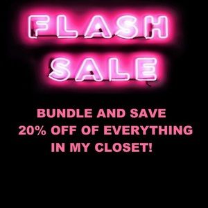 20% off everything today only. Send me your Offer!
